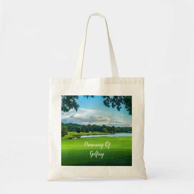 Bolsa Tote Verão No Curso De Golfe (Frente)