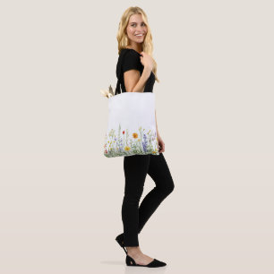 Bolsa Tote Verão no floral de praia
