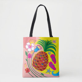 Bolsa Tote Verão Tropical de Abacate