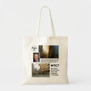Bolsa Tote Verdade 911 WTC7 Saca de Puxar