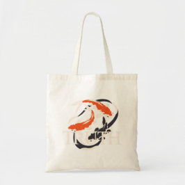 Bolsa Tote Verdade – Símbolo Japonês do Koi de Vivência Autên