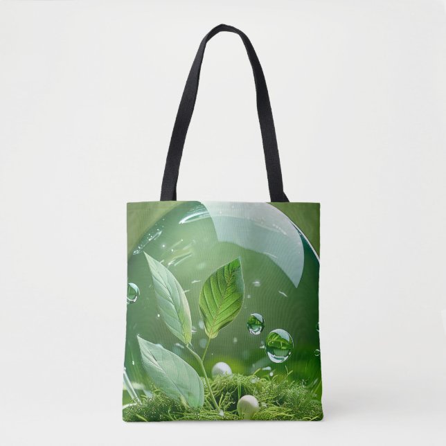 Bolsa Tote Verdant Bubble Harmony (Frente)