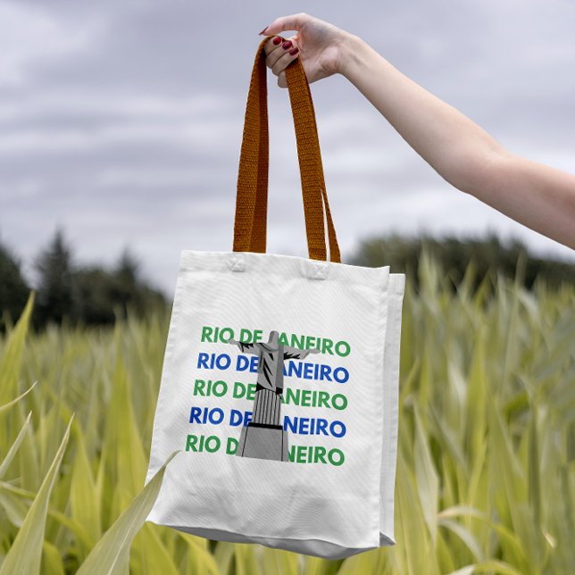 Bolsa Tote Verde-azul no Rio de Janeiro (Criador carregado)