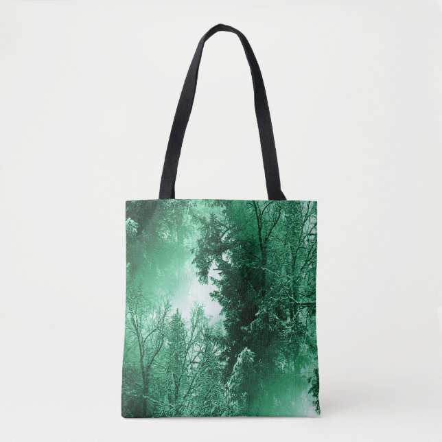 Bolsa Tote Verde do inverno… (Frente)