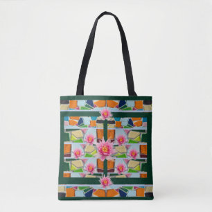 Bolsa Tote Verde está atrás ecologicamente correto