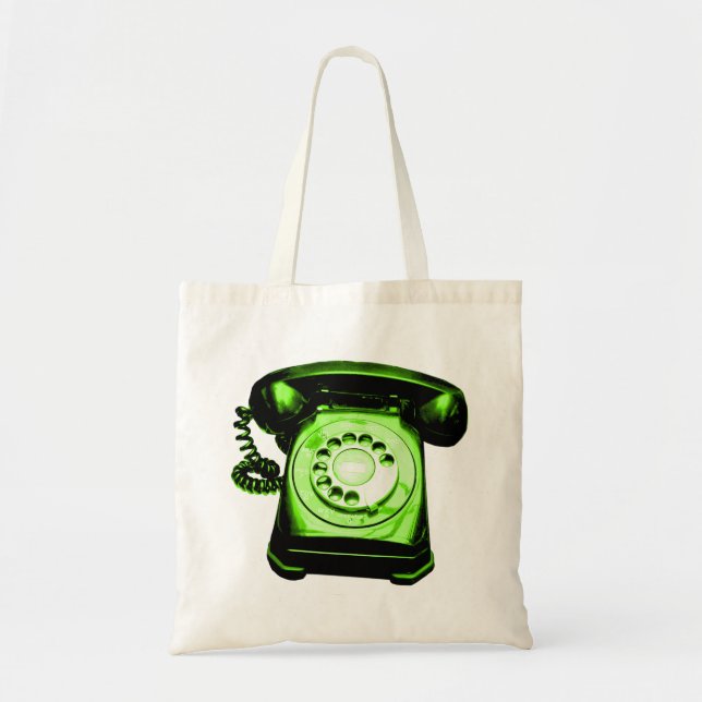Bolsa Tote Verde Hotline (Frente)