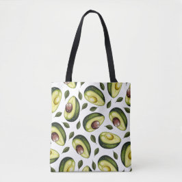 Bolsa Tote Verde padrão Avocadoe
