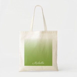 Bolsa Tote Verde-verde-verde-gradiente personalizado