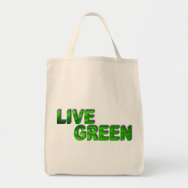 Bolsa Tote Verde vivo (Frente)