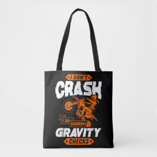 Bolsa Tote Verificações Aleatórias de Gravidade - Motocross &