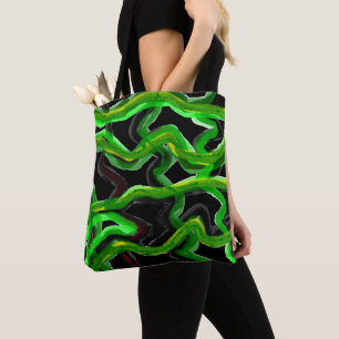 Bolsa Tote Vermelhidão verde, cor vermelha, castanho