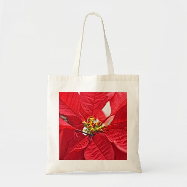 Bolsa Tote Vermelho alegre (Frente)