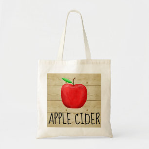 Bolsa Tote Vermelho Apple da sidra de maçã