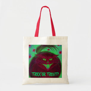 Bolsa Tote Vermelho assustador "doçura ou travessura do