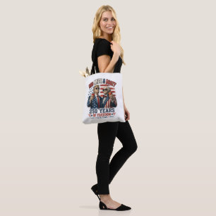 Bolsa Tote Vermelho Branco Bebado Trump George Washington 250