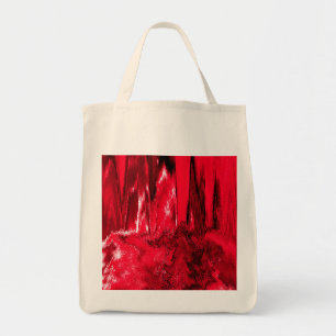 Bolsa Tote Vermelho brilhante derretido