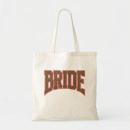 Bolsa Tote Vermelho + Estampa de Leopardo Varsity NOIVA