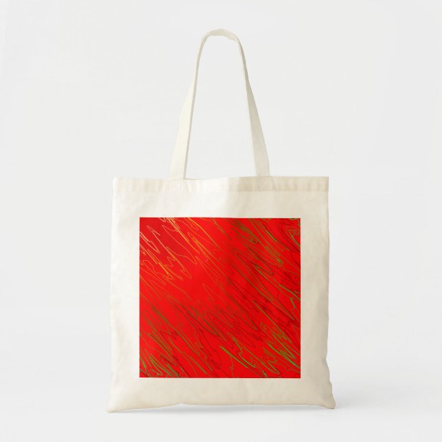 Bolsa Tote Vermelho Marbled (Frente)