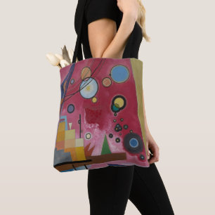 Bolsa Tote Vermelho Pesado por Wassily Kandinsky