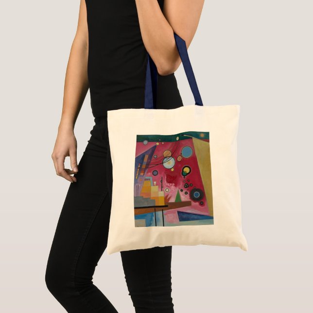 Bolsa Tote Vermelho pesado por Wassily Kandinsky (Frente (produto))