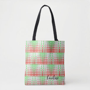 Bolsa Tote Vermelhos Vermelhos, Vermelhos, Padrão, Flores,