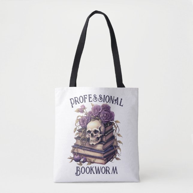 Bolsa Tote Vermes Profissionais dos Livros (Frente)