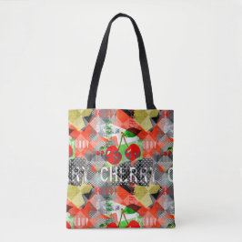 Bolsa Tote Versão de Cherry Uma escala menor, arte moderna de