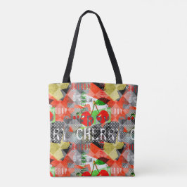 Bolsa Tote Versão de Cherry Uma escala menor, arte moderna de