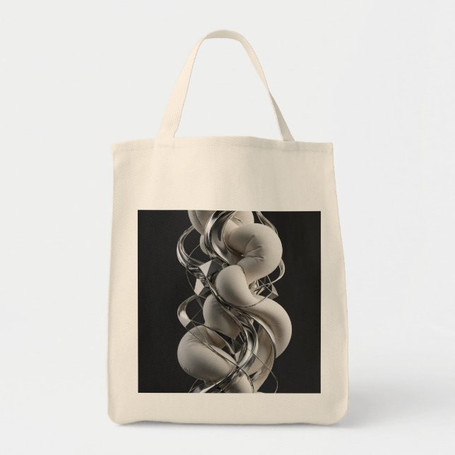 Bolsa Tote Vertical Chrome Twist - Premium 3D (Frente)