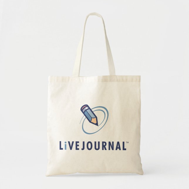 Bolsa Tote Vertical do logotipo de LiveJournal (Frente)