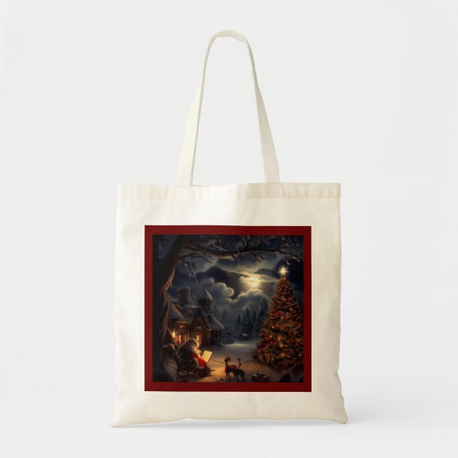 Bolsa Tote Véspera de Natal 2 (Frente)