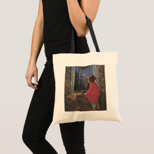 Bolsa Tote Véspera de Natal Vintage por Jessie Willcox Smith