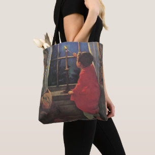 Bolsa Tote Véspera de Natal Vintage por Jessie Willcox Smith