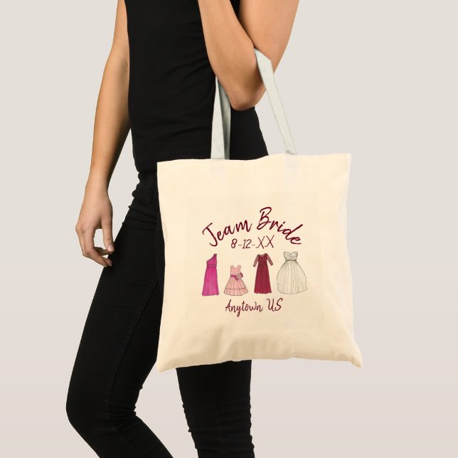 Bolsa Tote Vestidos de Noiva para Festa de Chá de Lingerie e  (Frente (produto))