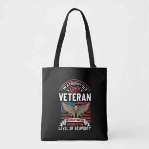 Bolsa Tote veterano do exército