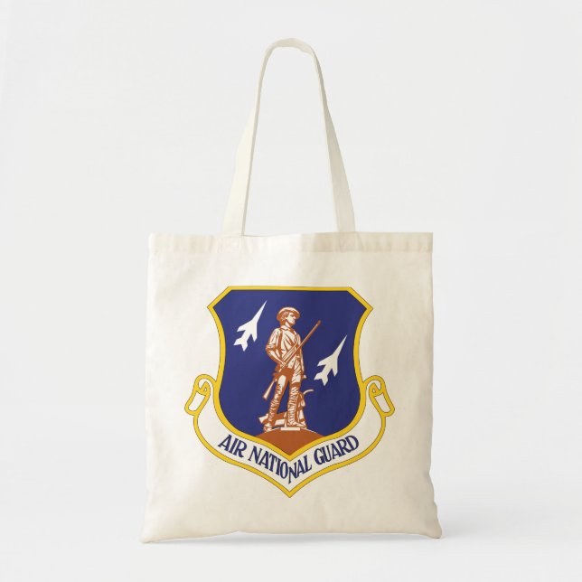 Bolsa Tote Veterano Militar da Guarda Aérea Nacional (Frente)