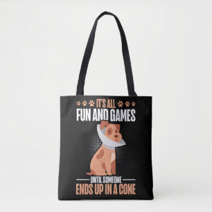 Bolsa Tote Veterinária da Vet Tech Dog Cone Humor