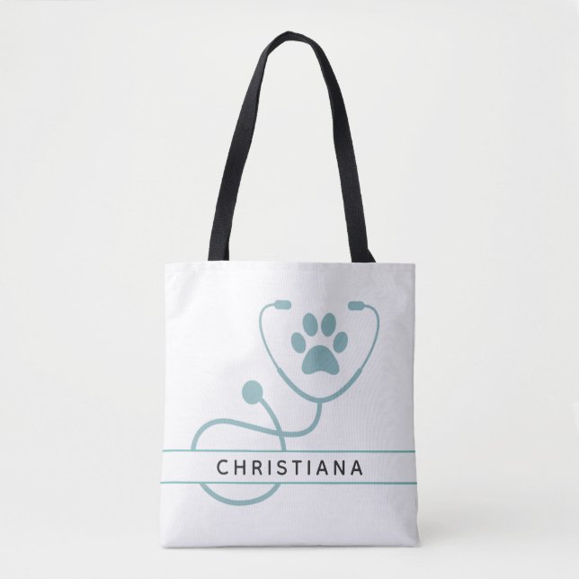 Bolsa Tote Veterinários Veterinários Personalizados (Frente)