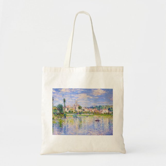 Bolsa Tote Vetheuil no verão Claude Monet (Frente)