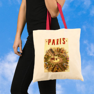 Bolsa Tote Viagem Antiga, Arco do Triunfo Paris França