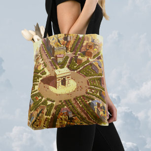 Bolsa Tote Viagem Antiga, Arco do Triunfo Paris França