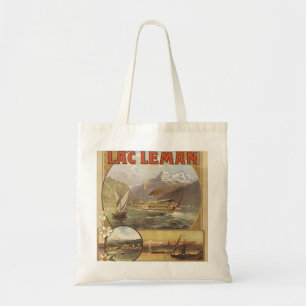 Bolsa Tote Viagem ao Lago de Genebra