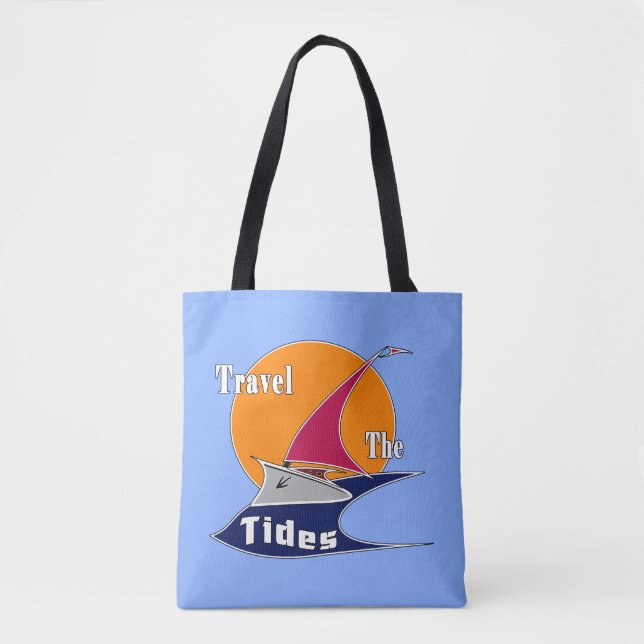 Bolsa Tote Viagem das marés (Frente)