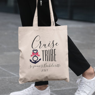 Bolsa Tote Viagem de Cruzeiros Garotas Férias de Despedida de