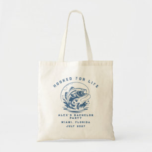 Bolsa Tote Viagem de Fim de Semana com Tema de Pesca Despedid