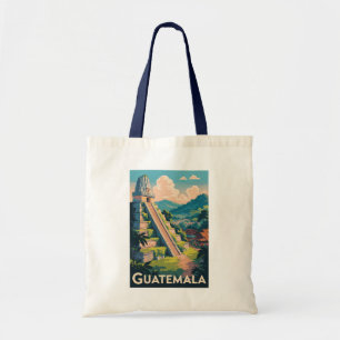 Bolsa Tote Viagem de Ilustração do Parque Nacional do Tikal d