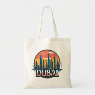 Bolsa Tote Viagem de linha do horizonte de Dubai
