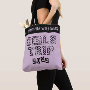 Bolsa Tote Viagem de Meninas 2022 Fim de Semana de Férias