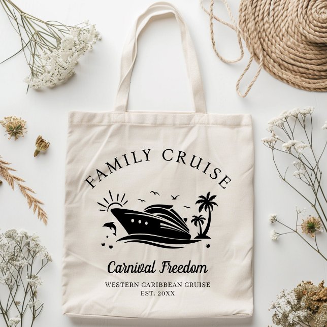Bolsa Tote Viagem de Trip para Raparigas do Cruise Familiar P (Criador carregado)