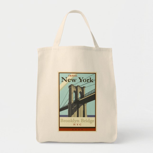 Bolsa Tote Viagem New York (Frente)